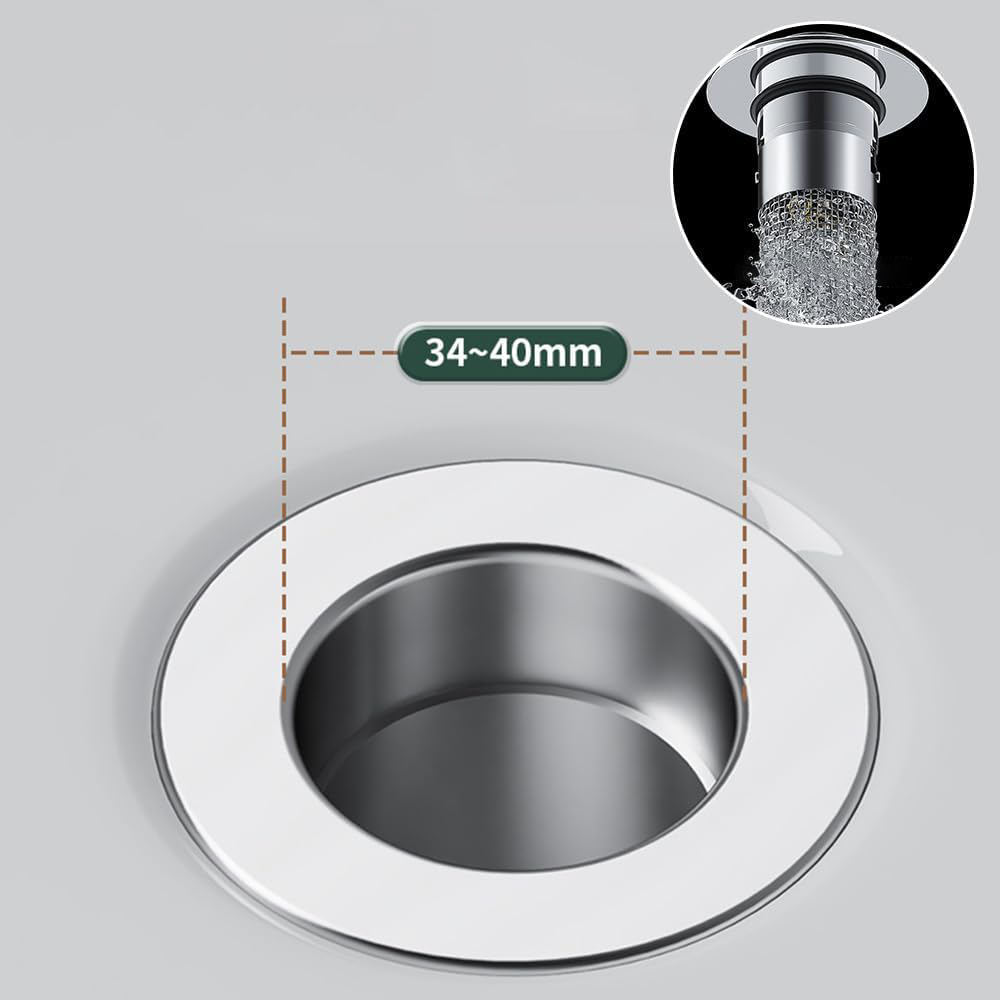 Filtre d'Évier en Acier Inoxydable