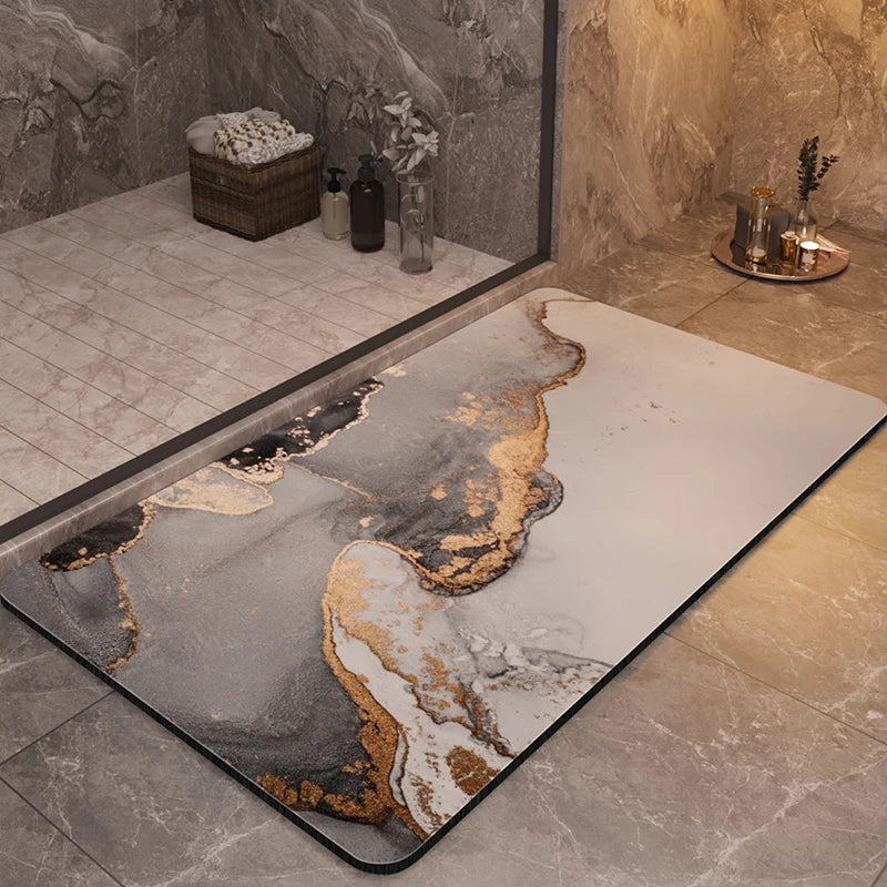 Estera de baño de piedra de secado rápido